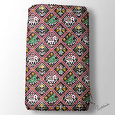 Multi Color Animal Patola Digital Printed Fabric Material